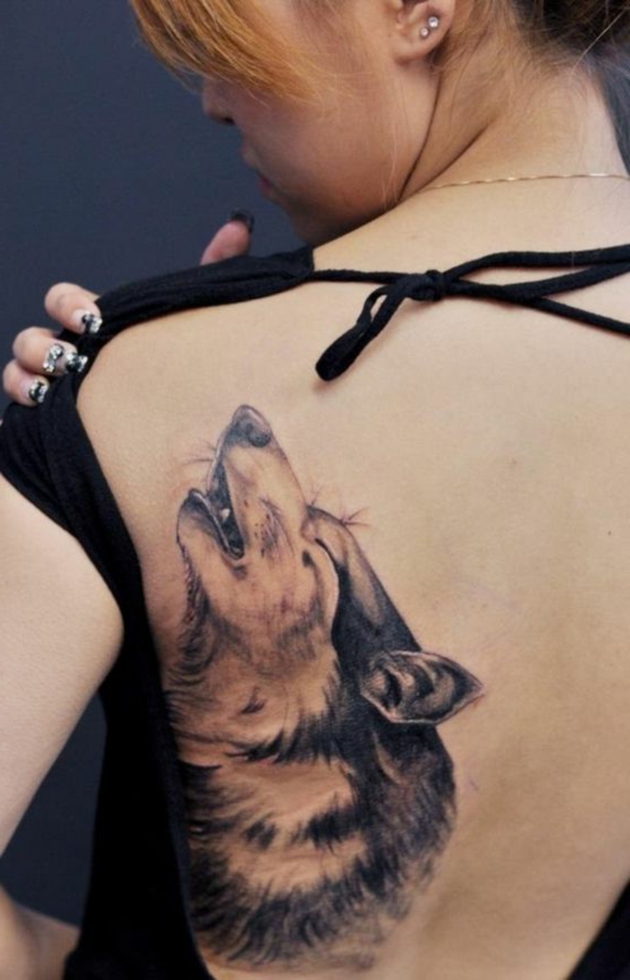 vukovi koji su vikali - oduvijek su bili jedna od najboljih ideja za tetovaže za žene