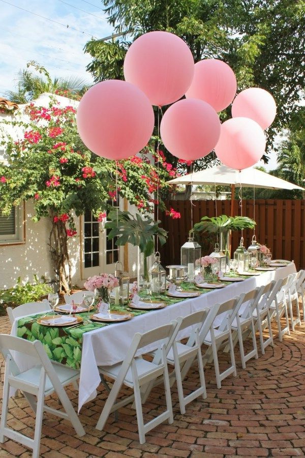 a-ωραία-σκληρό πάρτι-οργανώσει-ροζ μπαλόνια-ιδέες-για-το κόμμα