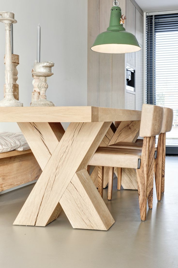 una maravillosa mesa de comedor-comedor-originales de madera estilo de la habitación-make-país