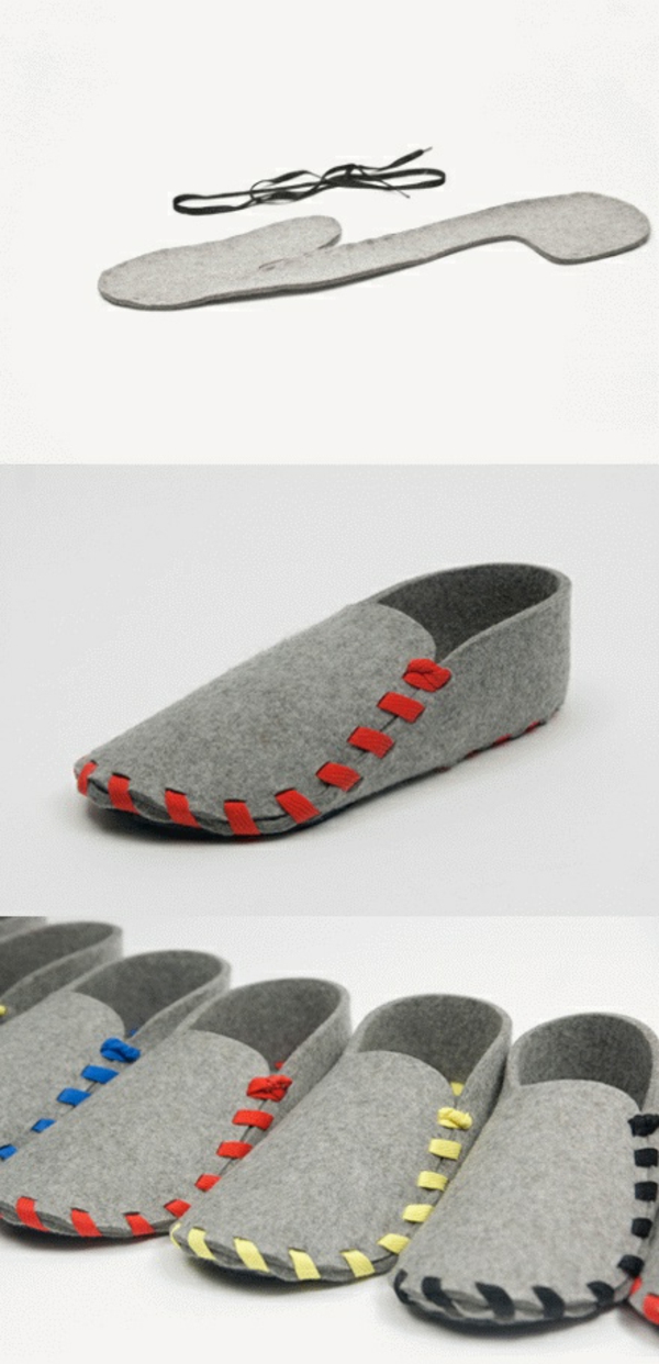 egyszerű kézműves ötletek-cool-cipő-for-home