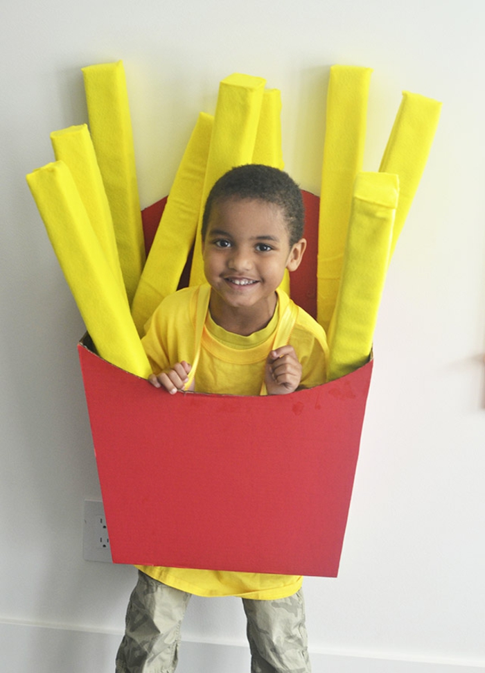 Карнавален костюм за себе си - момче като пържени картофи от MacDonalds