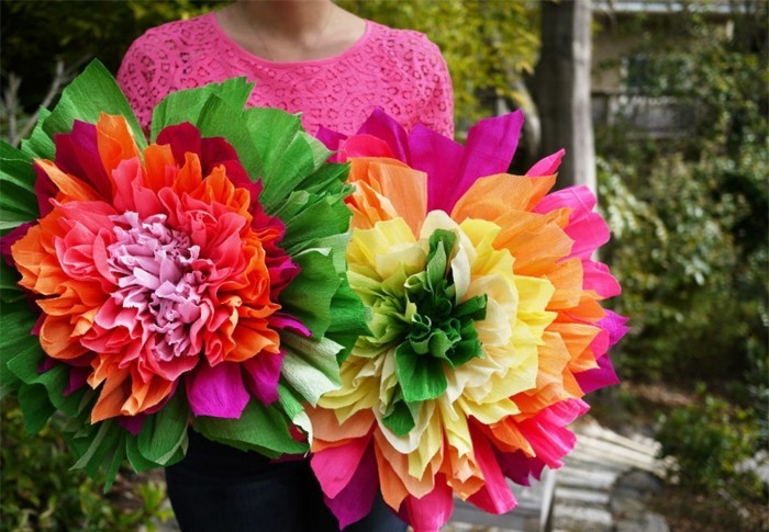 уникален дизайн-занаятчийски идеи от употреба хартия-различни видове цветя-