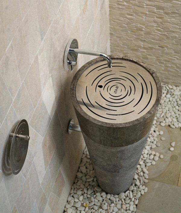 jedinstvenog dizajna sudopera - zanimljiv izgled - nalikuje drvenom deblu