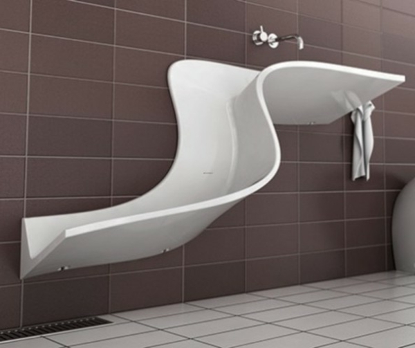 jedinstveni dizajn sudopera - veliki oblik