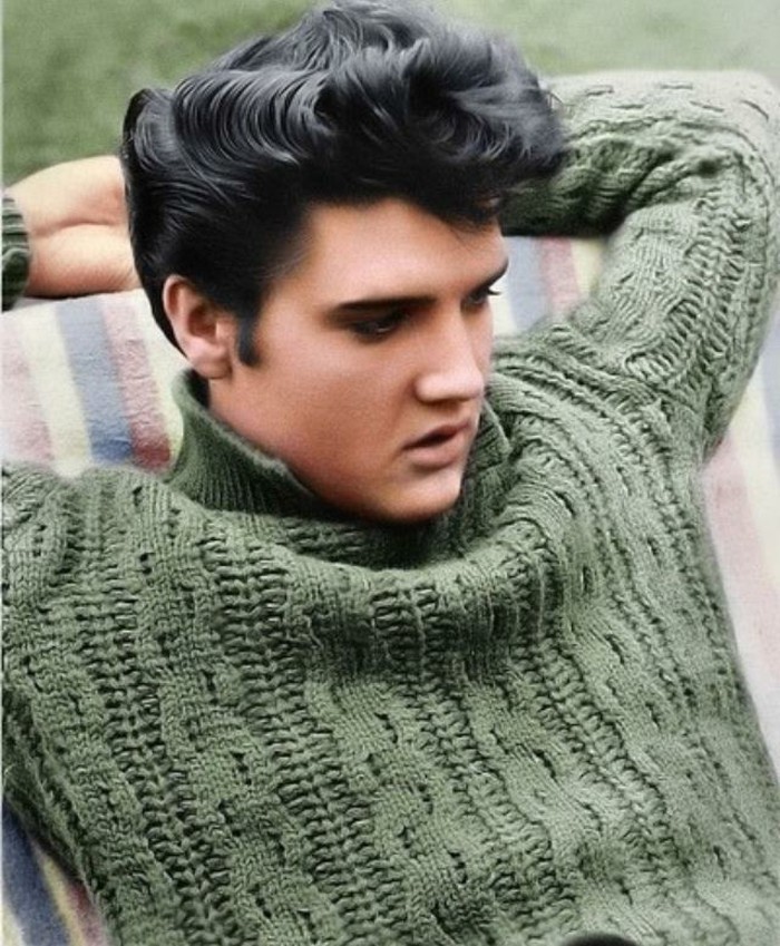 Elvis Presley--foto-rockabilly-frizure-50-godina-style-za-muškarci