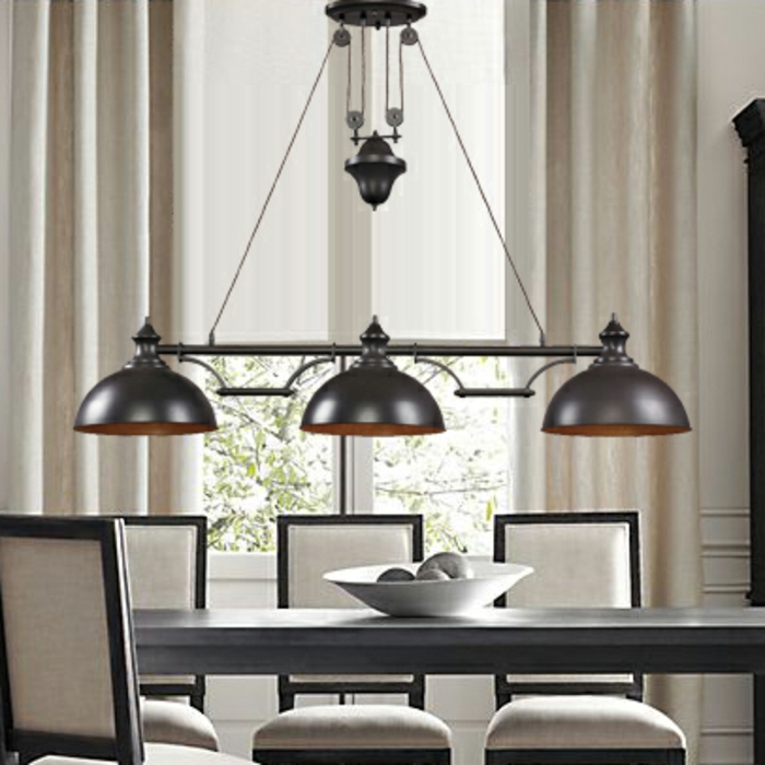 lámparas de mesa de comedor interesting-look-silver-colors