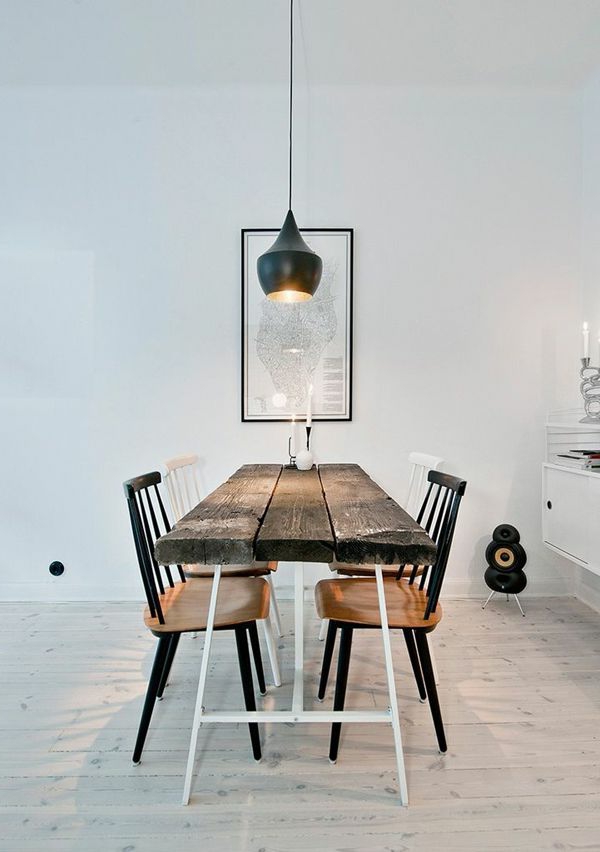 трапезариите идеи страни стил за хранене на маса столове за трапезария-ретро-дизайн