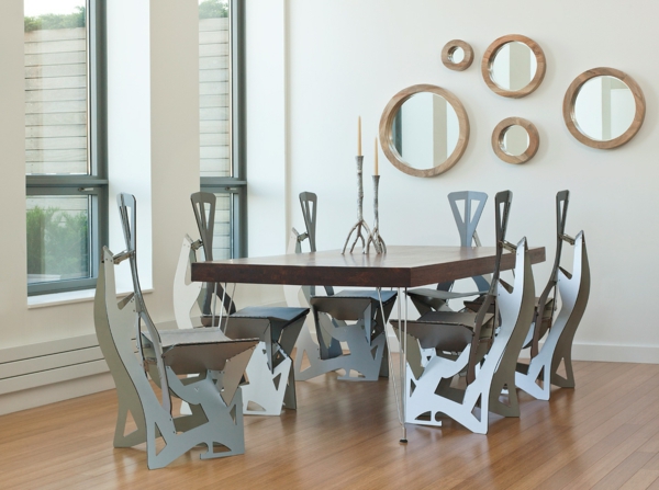غرفة الطعام تصميم الكراسي