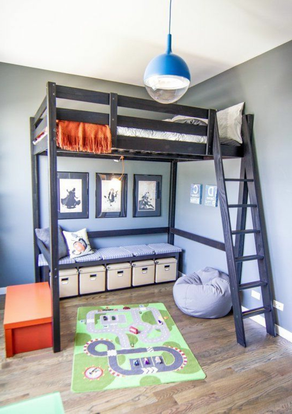 kreveta na kat-of-drva-unutarnje-dizajn ideje