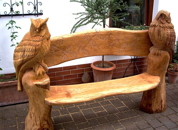 búhos banco de madera de la fábrica-by-the-jardín-diseño