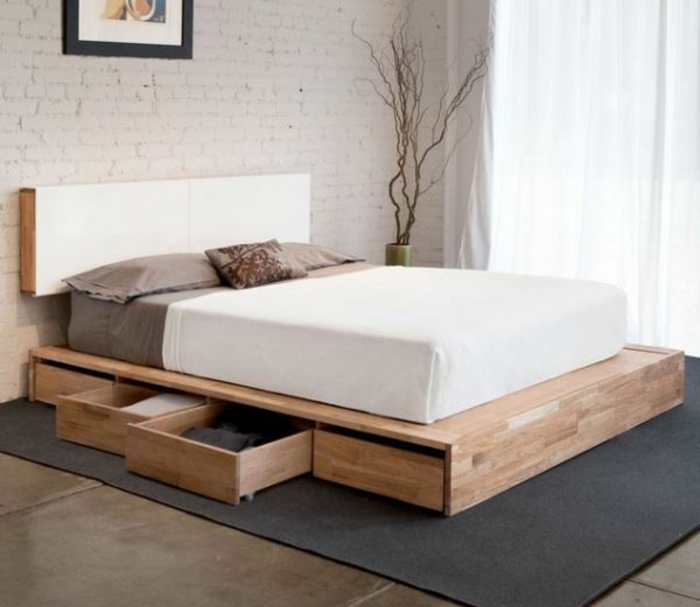 europalets bed-hermosa-modelo-en-el-dormitorio