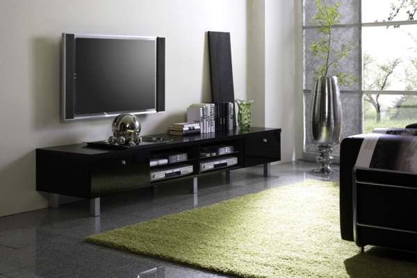 Exclusivo TV de muebles exclusiva TV de muebles de color negro
