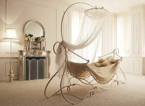 extravagante diseño-por-baby-cama con dosel