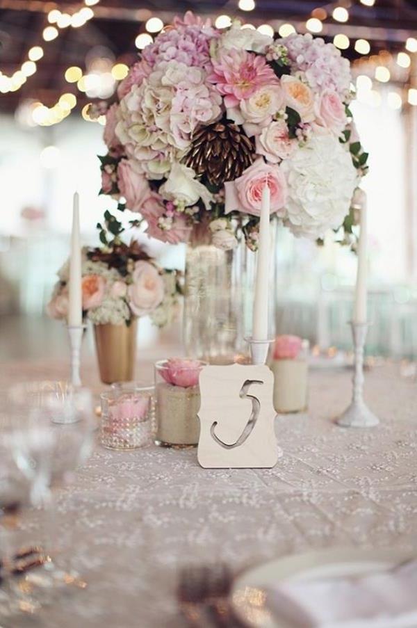 Ideas de decoración fantástica-boda decoración de la mesa Hochzeitsdeko