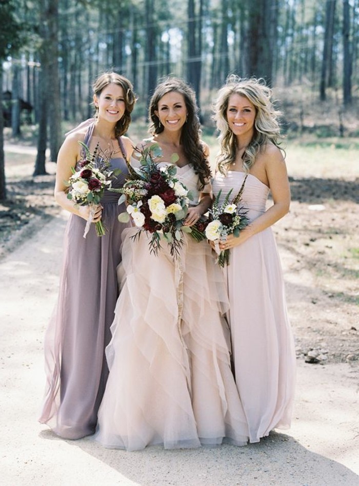 color magnolia de boda del vestido super-gran diversión foto