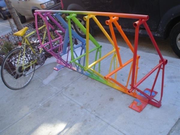 obojena bicikle stand-off metala