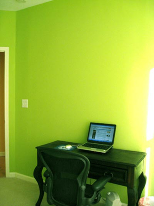 παλέτα χρωμάτων τοίχο χρώμα πράσινο γραφείο υπολογιστή