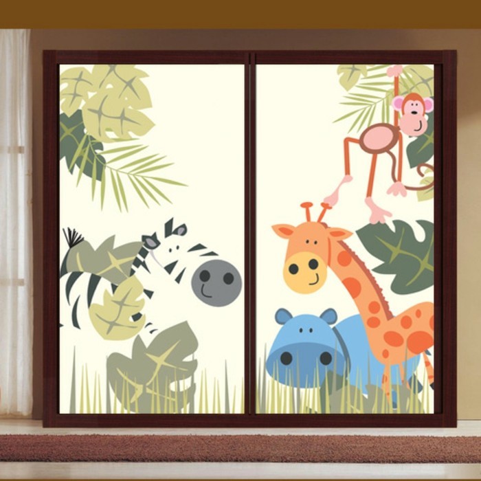 прозорци тапети детска стая-сладко-мотив