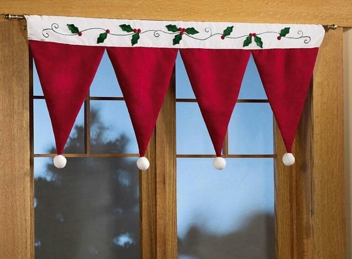 شنق عيد الميلاد القبعات رائعة لنافذة decorations-
