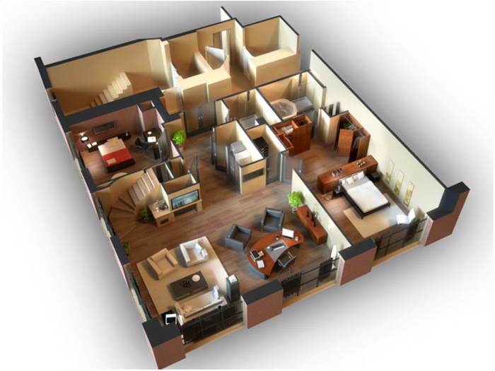 planes-Bauer-diseñador del piso-casa prefabricada casas
