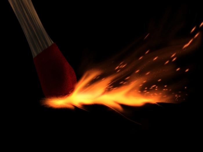 Tűz-tapéta-fekete háttér