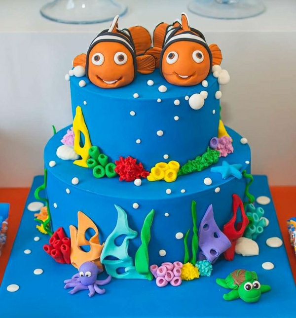 Buscando a Nemo-Pie-Pies-decoración decorar tartas-deco-pie-hornear pasteles-comprar