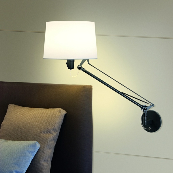 beau design lampe chambre lit