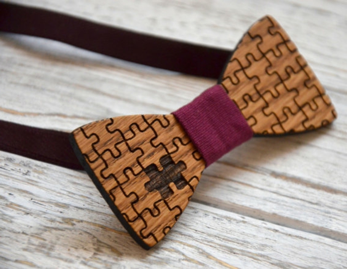 fly-buy-barna fa-loop-csokornyakkendőt-with-dark-red-elem-puzzle-design