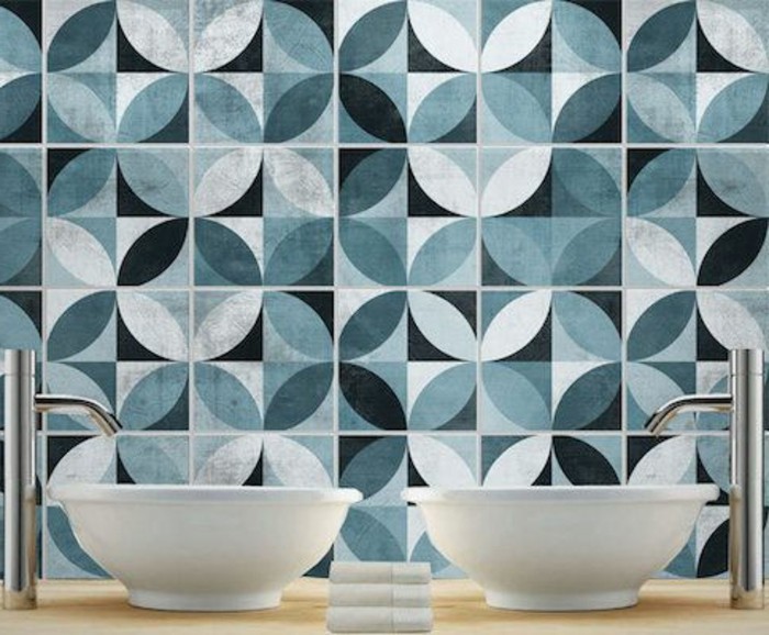 azulejos-con-patrón-redondeado en forma de