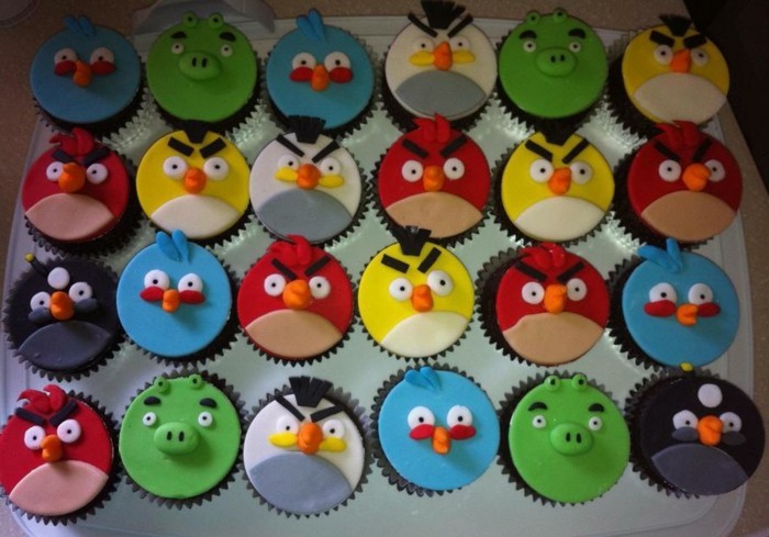 fondant-usted mismo-hacer-de decoración de tortas-geargerte-Bird-muffins