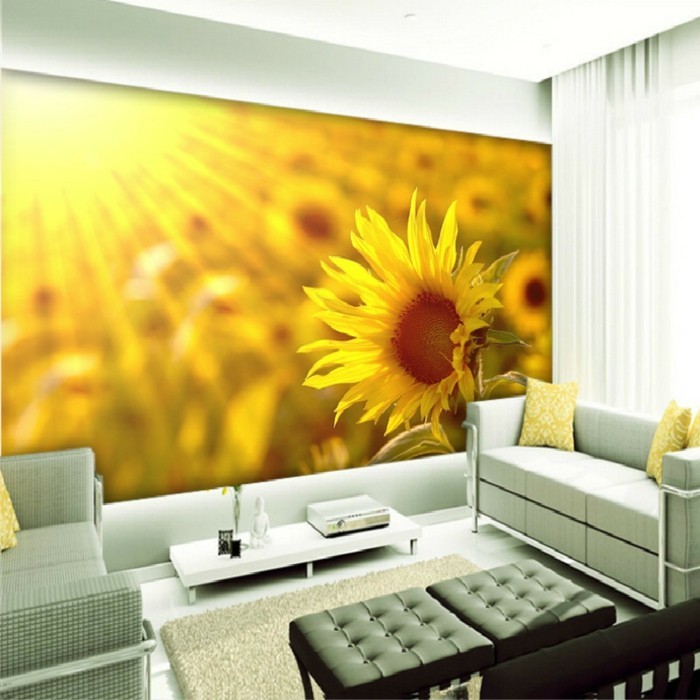 fotó tapéta-virágos-kreatív-design-in-nappali
