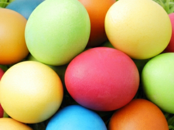 happy easter colorful eggs супер сладка и готина картина