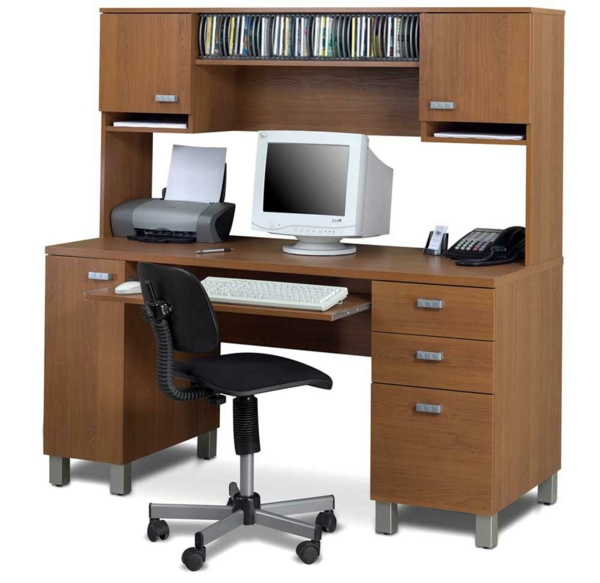 escritorio de diseño - práctico modelo de madera