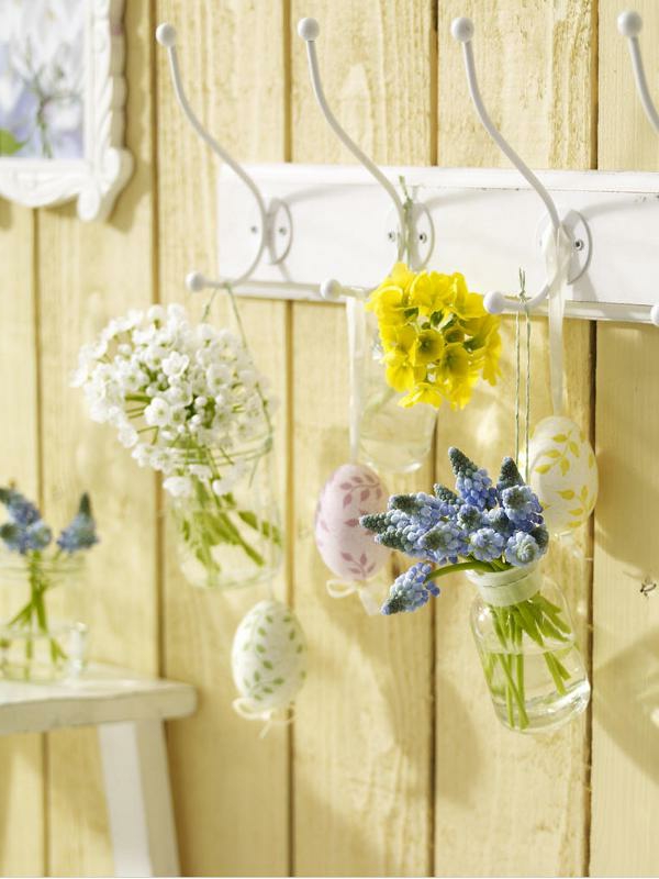 guardarropa-flores-primavera-decorar-usted mismo, huevos de pascua