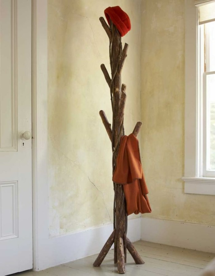 armario-hacer-de-real-tronco de árbol