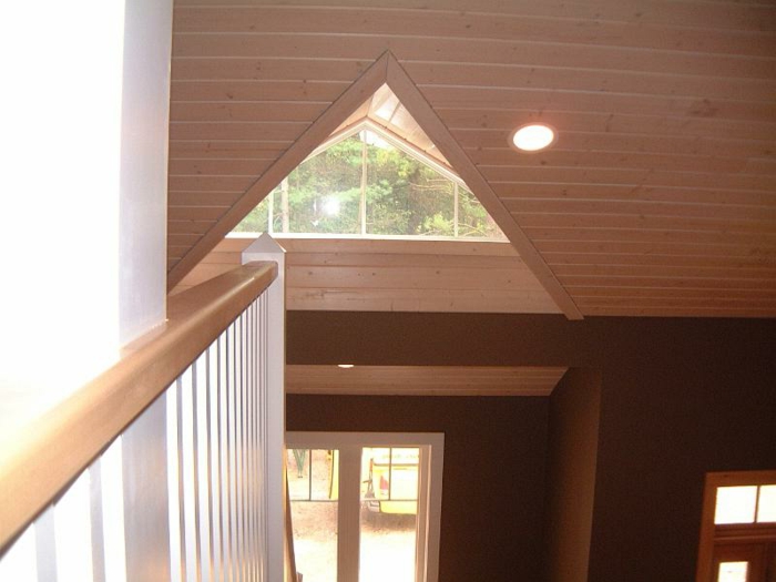 पर्दे के लिए त्रिकोण खिड़की-बहुत रचनात्मक डिजाइन