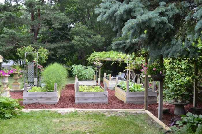 حديقة تصميم خلفية-الحدائق الحديثة