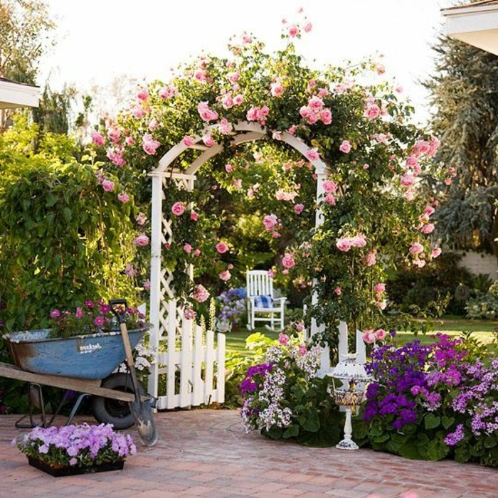 园林设计 - 玫瑰拱与门