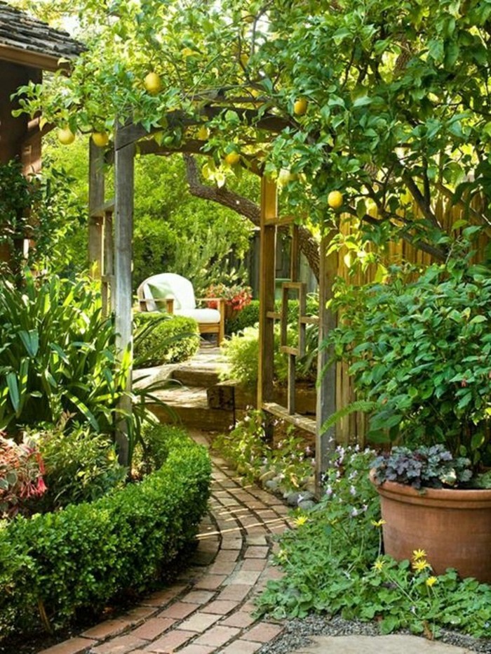 κήπος σχεδιασμού-με-κήπο μονοπάτια