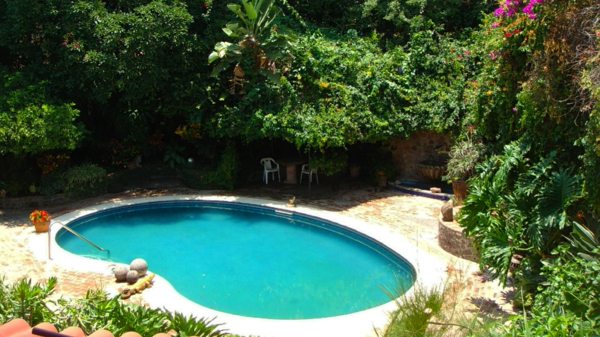 garden-pool-great-design - diseño atractivo