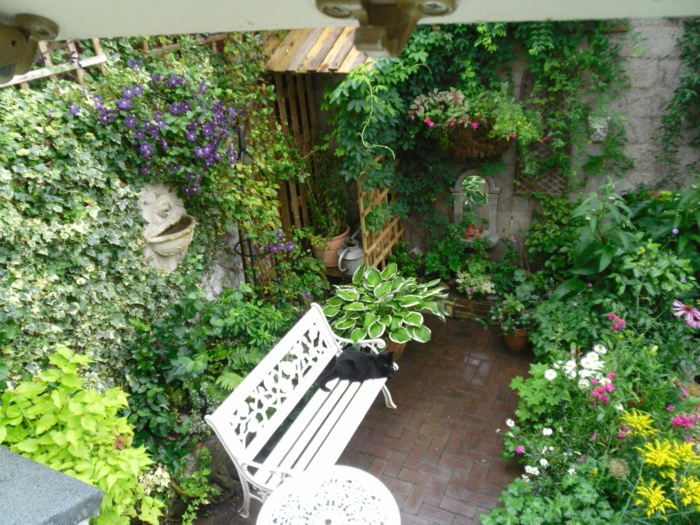 градински идеи-за-малки градини-красив-sitzecke