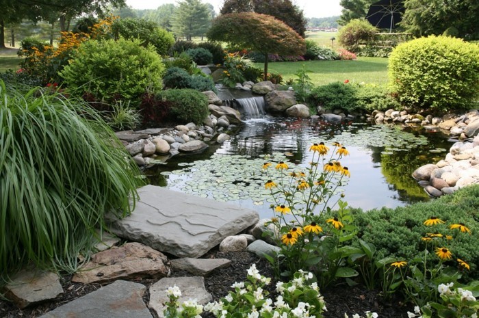 Gartenteich a crear pequeñas-estanque de jardín a crear