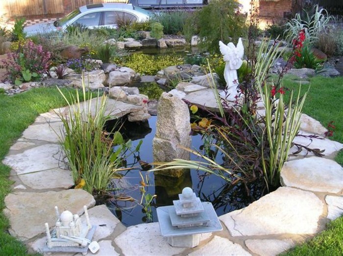 gartenteich δημιουργήσετε δημιουργήσετε μεγάλη-ιδέες-για-θέμα-κήπο pond-