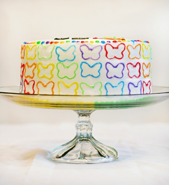 rođendanska torta pozadina lijepe šarene boje