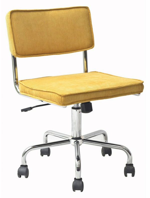 жълти офис столове-с-приятен-дизайнерски интериорни дизайнерски идеи