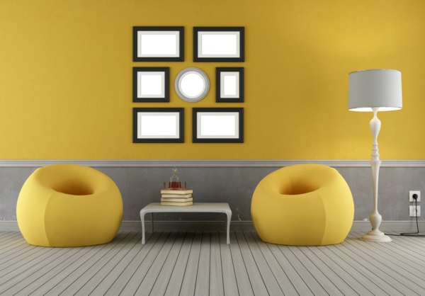 жълти чадъри-мека мебел