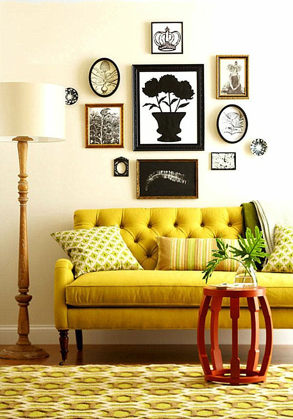الأصفر وظلال-غرفة معيشة 3