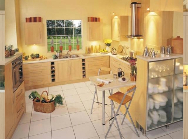 цвят жълто-кухня-стена и уютно-Ambiente