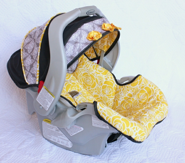 žuto-autosjedalica-beba-autosjedalicu-djeca-car beba sjedala za bebe šalice