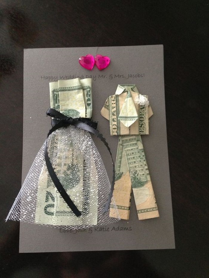паричен подарък-сватба-Geldkostueme-малко от славната идея